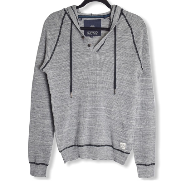 Buffalo David Bitton Other - Buffalo David Bitton Pullover Hooded VNeck Sweater